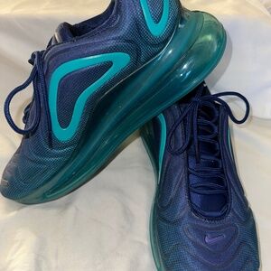 Nike Air Max 720 Mens size 9.5 Teal & Blue